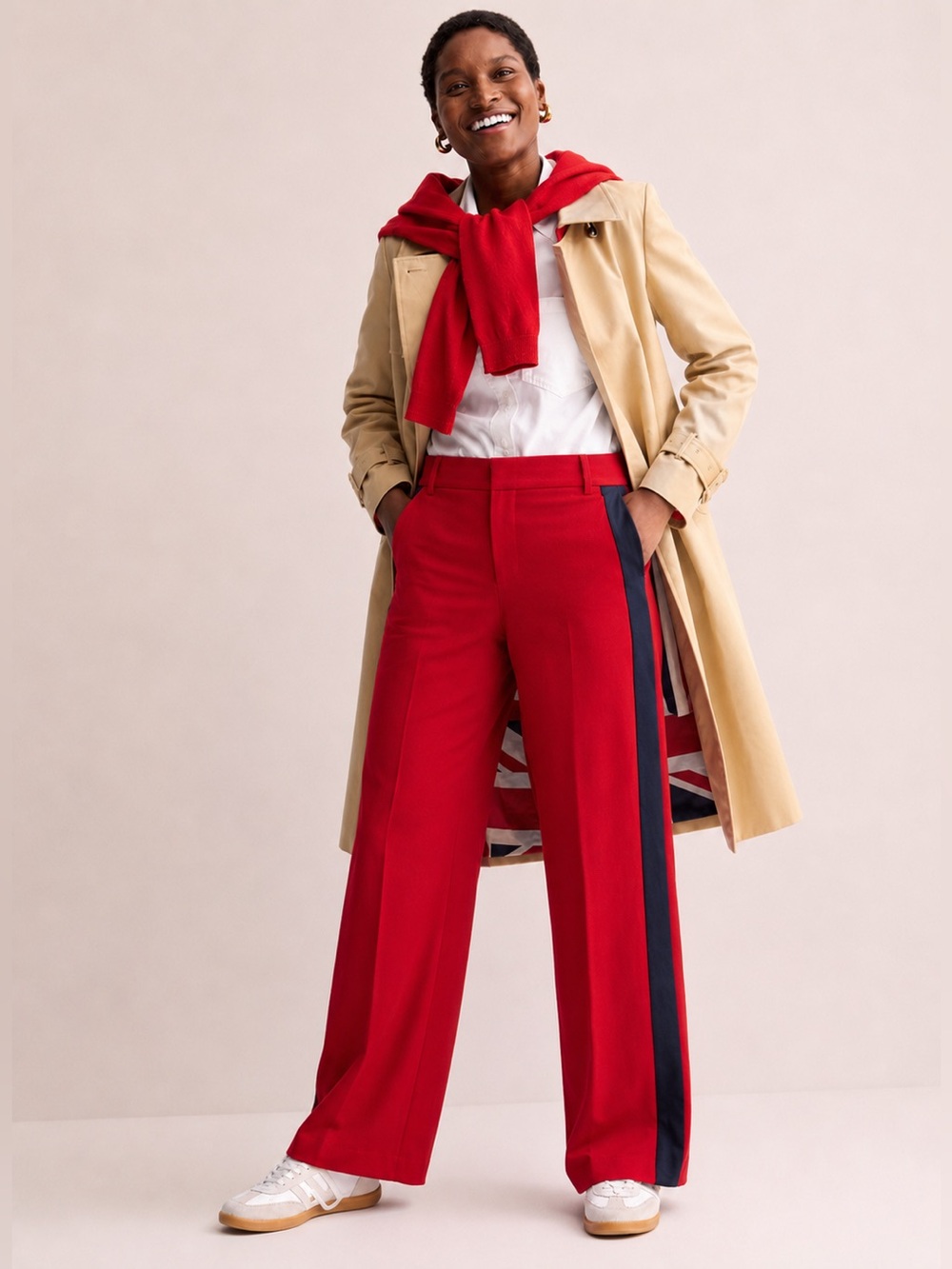 Boden Kew Side Stripe Pants